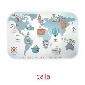 세계여행 테이블 식탁매트 4P세트 (양면사용)