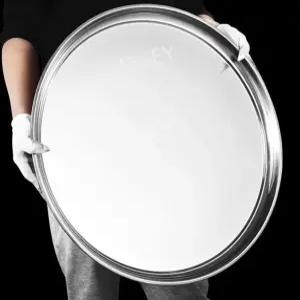 스텐쟁반 원형 쟁반 대형 베이킹 트레이 접시 반죽 과일 주방 60cm