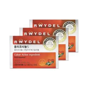 레이델 폴리코사놀5 200mg 30정 3개/mjc