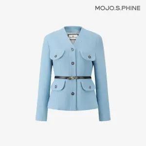 [모조에스핀] 팬시소재 배색 SET-UP 자켓 SB_S254MSF121 1936275