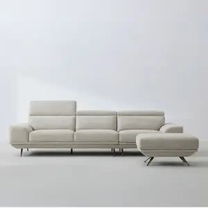 한샘 프리오 에코크레아 패브릭 소파 스툴[매장가구]