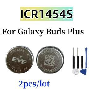 2pcs/lot Replacement EVE ICR1454S 1454 3.7V 85mAh Battery For Galaxy Buds+ Plus TWS Headphones