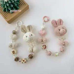 [하프클럽/]토끼 가방꾸미기 악세사리 키홀더 고리 키링