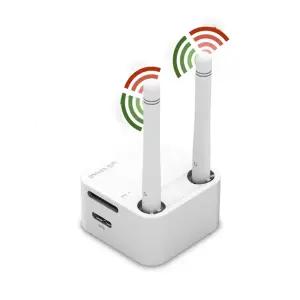 ipTIME 고속 USB3.0 기가 무선랜카드 MiMO 5G 2.4G 와이파이 안테나 동글이 인터넷 수신기 PC컴퓨터 노트북