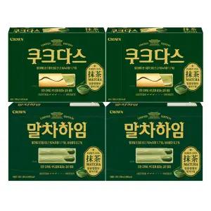 크라운 쿠크다스 말차에디션 289g+말차하임 284gx각2개(총4개)