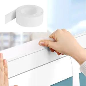 결로방지 물흡수 흰색 테이프 2M 제습 창틀 단열 스티커 부직포 물기 창문