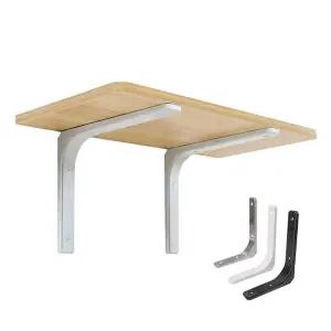 선반 벽고정 브라켓 2P 6in 지지대 그림걸이 받침대/거치대/창고/다용도실/세탁실/베란다/벽수납/설치