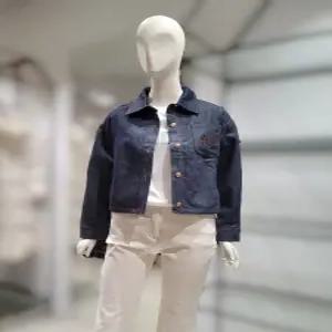 [SI] SI레터링 스트링 포인트 데님 자켓SJJKI2151