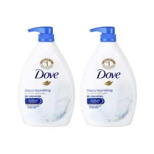 보들보들한 피부 대용량 도브 뷰티 너리싱 바디워시 1000ml 2개