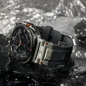 밴들레틱 갤럭시워치 울트라 R-Steel6 프리미엄 FKM 메탈 스포츠 스트랩 밴드 시계줄