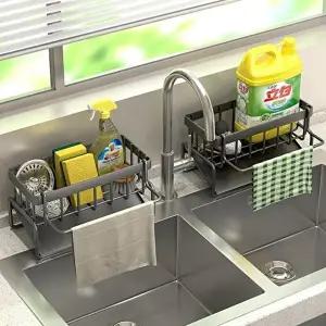 [셀러허브 1]싱크대 세제 물빠짐 행주걸이 수세미 거치대