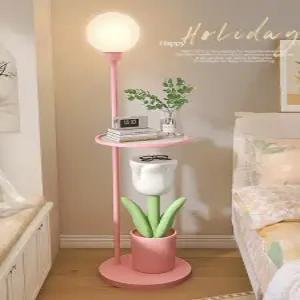 거실스탠드 조명 인테리어 테이블 플로어 사이드 무드등 침대 팔레트 선물 플라워 튤립