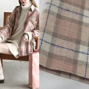 대폭 울앙고라 방모체크 선염원단 허니비 울원단