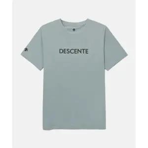 데상트 [세리나소빈 ]터프 워딩 반팔 티셔츠 데님 블루 SR123UTS13 SR123UTS13_DBLU 301480