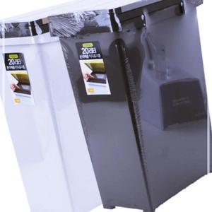 [2개구성] 일조 터치 휴지통 20L 색상랜덤 학교 교실 학원 관공서 KWBC7933