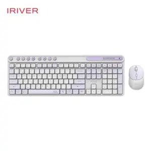아이리버)무선 항균 블루투스 콤보세트(MVS601 라벤더)/세미/버티컬/무선/키보드/마우스/세트/멀티/페어링