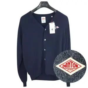 단톤 남성 브이넥 울 가디건 네이비 DANTON DTD0030 000 DKNAVY 정품100%