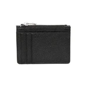 가죽 카드지갑 카드 동전 지퍼 지갑 블랙 30대남자카드지갑 40대남자카드지갑