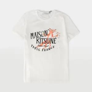 메종키츠네 올림피아 르탕 팔레이스 로얄 반팔 티셔츠 JW00167KJ0008 P100