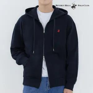 비버리힐즈폴로클럽 남여공용 특양면 오버핏 자수로고 후드 집업 3컬러