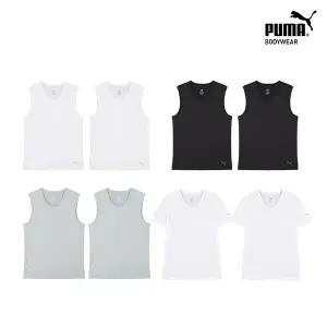 26SS 푸마 기능성 런닝 패키지 8종 (런닝 흰색2장+블랙2장+그레이2장+흰반팔 2장)