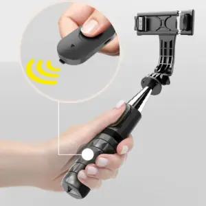 리모컨 블루투스 셀카봉 휴대용 스마트폰 삼각대 거치대 일체형