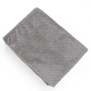 겨울 포근한 극세사담요 야외이불 블랭킷 그레이(100X150)