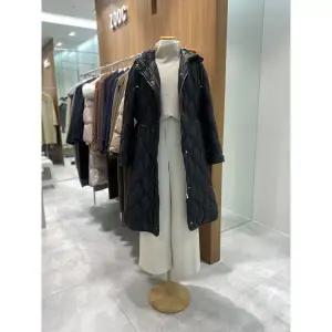 [ZOOC](신세계 사우스시티)퀼팅 롱 구스 다운 후드 점퍼 Z254PSG803