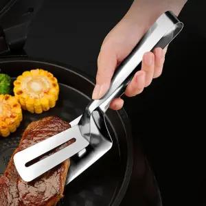 스텐 양면 뒤집개 집게 그릴집게 고기집게 더블뒤집개 K469