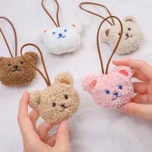 [하프클럽/]유치원 가방고리 곰돌이 네임택 키링 열쇠고리