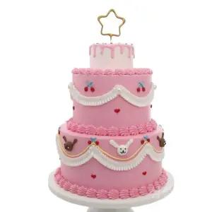 3단케이크모형소품 돌잔치 6 케익 모형케이크 파티용품 촬영용 8 기념일 촬영소품 파티룸