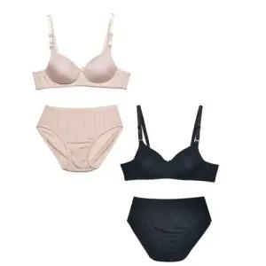 (보엠)청량함 인견 노와이어 몰드 A컵 브라팬티