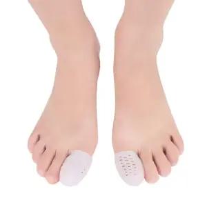 엄지발가락 쿠션 골무 보호대 토우 링 통풍형/패드/끼우기/고정/벌리게/운동/굳은살/기구/도구/스트레칭