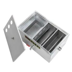 스텐 유수 분리기 식당 트랩 싱크대 800x400x300MM 필터 그리스 거름