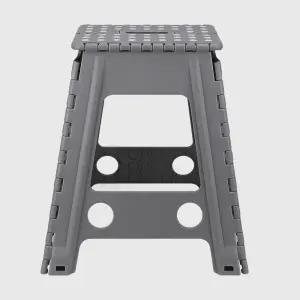 홈 휴대용 폴딩 체어 XL 사이즈 그레이 1개