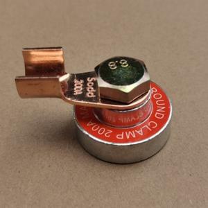 강력한 마그네틱 본드 스트랩 접지 용접기, 와이어 연결 클램프, 200A, 500A