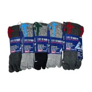 용신양말 발가락양말세트 스포츠 통파일 쿠션 남성 발가락 양말 5켤레 신사발가락양말