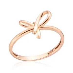 18K 러블리 볼륨 매듭 리본 반지 RSS1278