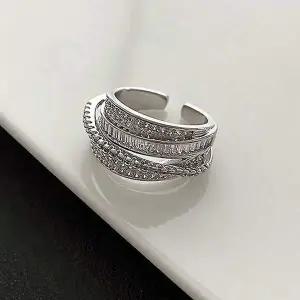 [에이치플러스몰]지르코니아 반지 납품 링 백화점 AAA 럭셔리 큐빅