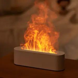 슬림 불멍가습기 DQ709 실내 캠핑 분위기 조명가습기 Nns2+9eGO