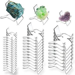 1/10Pcs 미니 아크릴 스탠드 이젤 지우기 미네랄 락 받침대 홀더 코인 시계 지원 디스플레이 랙 전시회 홈