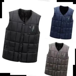 앞포켓 남성 이너 패딩조끼 URD-156