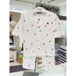 [압소바](강남점)[압소바 26년S/S 임신출산백일돌선물]베베 7부내의(A1B10313)백IVORY