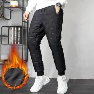 [유토피아]남자 겨울 패딩바지 퀼팅 팬츠 시보리 방한 보온 남자기모바지 트레이닝조거팬츠 남자바지 겨울