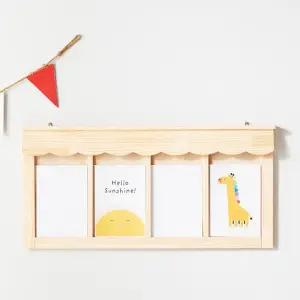 HDEX [도매상품] 피터 아크릴 4칸 게시판 NCJ070