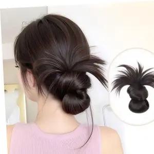 여신 꽁지머리 가발 집게 자연스러운 올림머리 풍성한