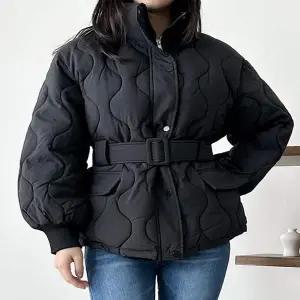 여성 AG39JY45 2컬러 겨울 출근룩 웰론 벌룬 벨트 패딩점퍼
