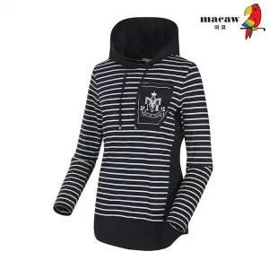 [마코] 여성스트라이프후드티셔츠_MNW1TH22