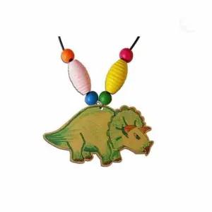 MOONDEX 어린이만들기 미술놀이키트 공룡 목걸이 만들기 키트 3 10개입