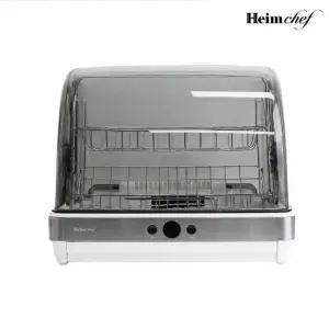 위드닉스 UV  70도 고온 열풍 음성안내 식기살균건조기 45L 화이트